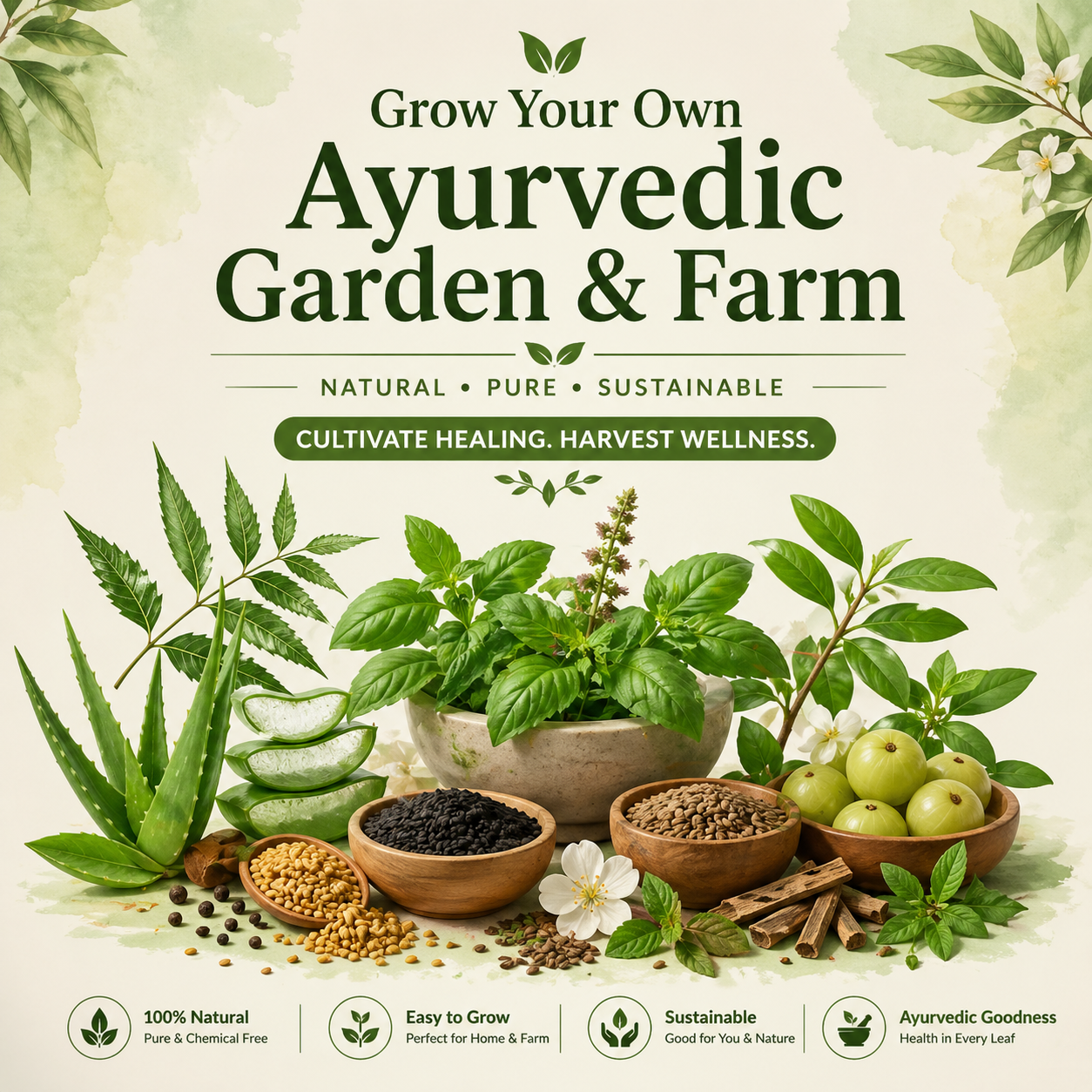Grow Your Own Ayurvedic Garden & Farm