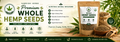 Premium Whole Hemp Seeds Banner