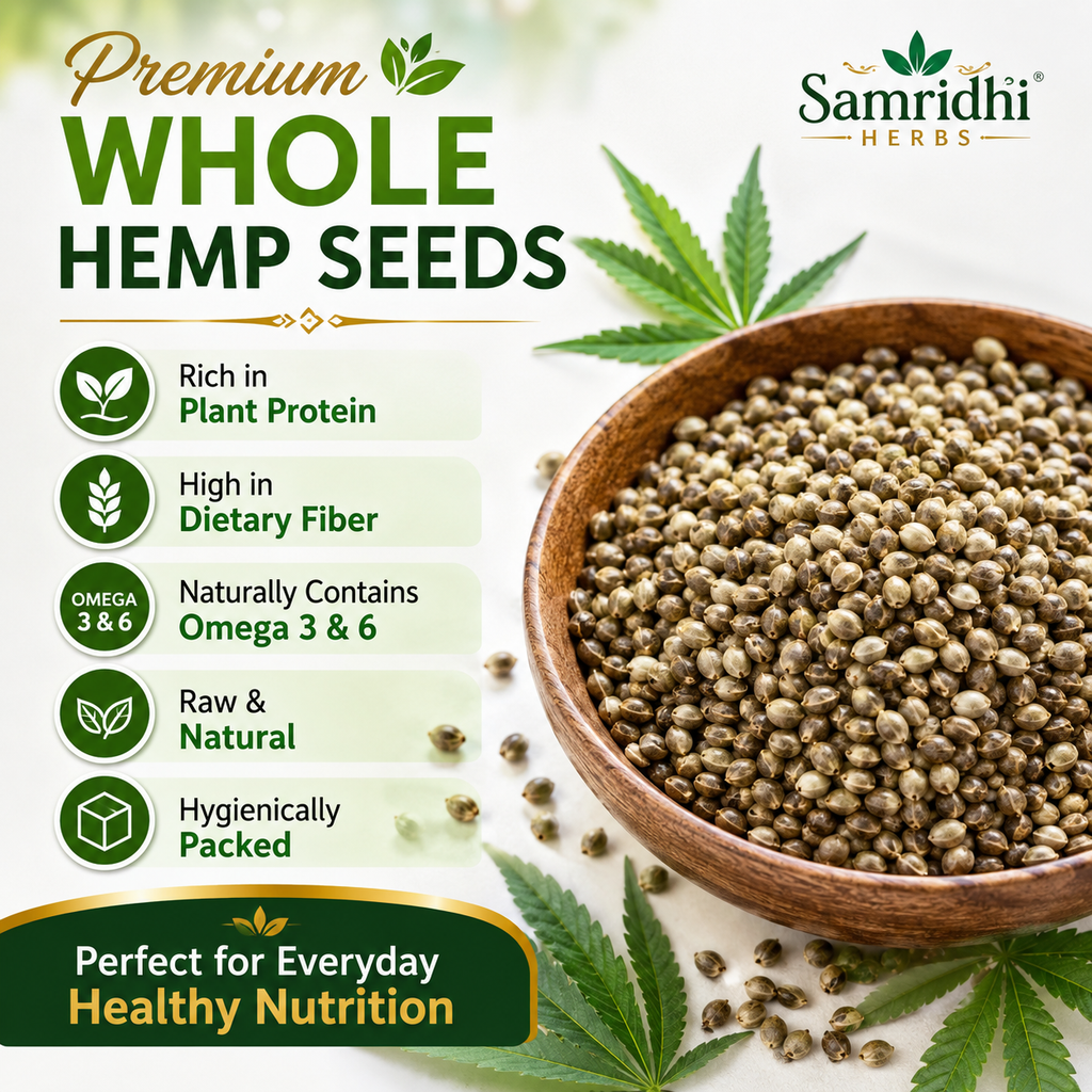 Hemp Seeds Nutritional Infographic