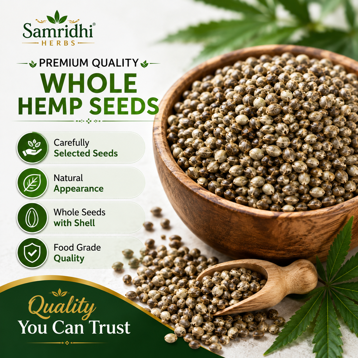 Hemp Seeds Advertisement