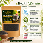 Samridhi Herbs Sabja Seed  100g packet with quality seed.