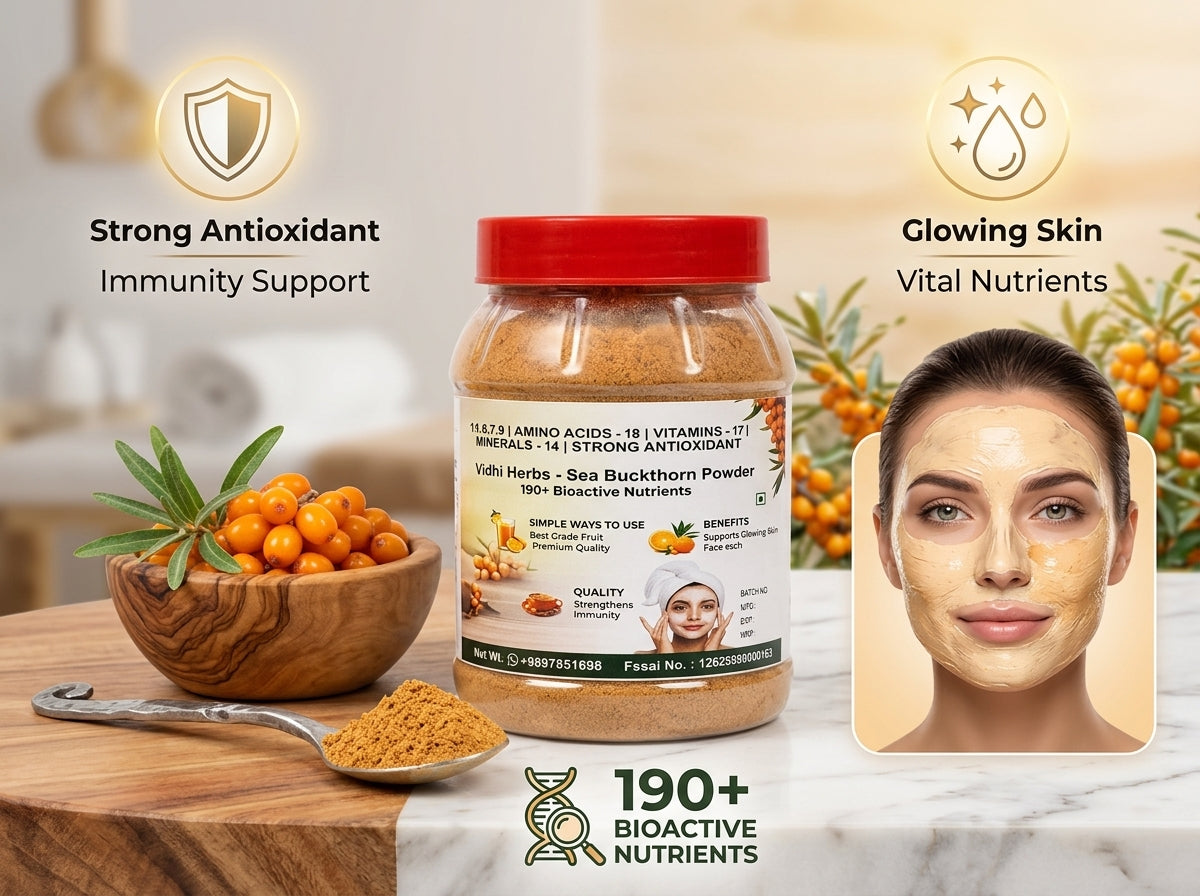 Sea Buckthorn Berry Powder – Superfood for Skin, Immunity & Vitality