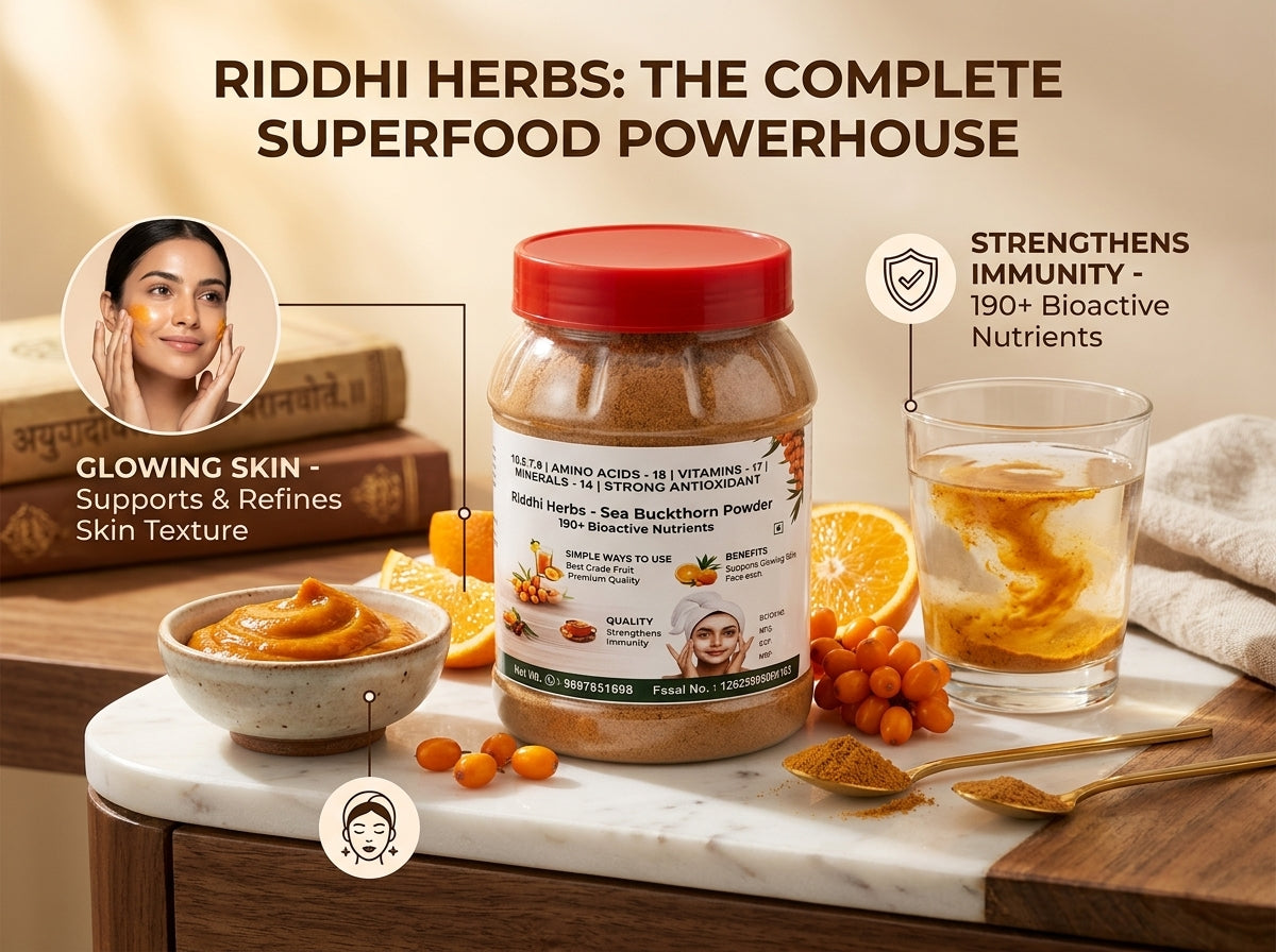 Sea Buckthorn Berry Powder – Superfood for Skin, Immunity & Vitality