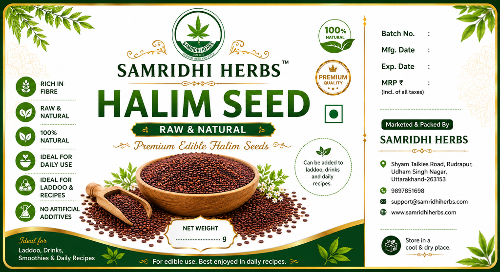 Halim Seeds (Garden Cress / Aliv) – Iron-Rich Ayurvedic Superfood