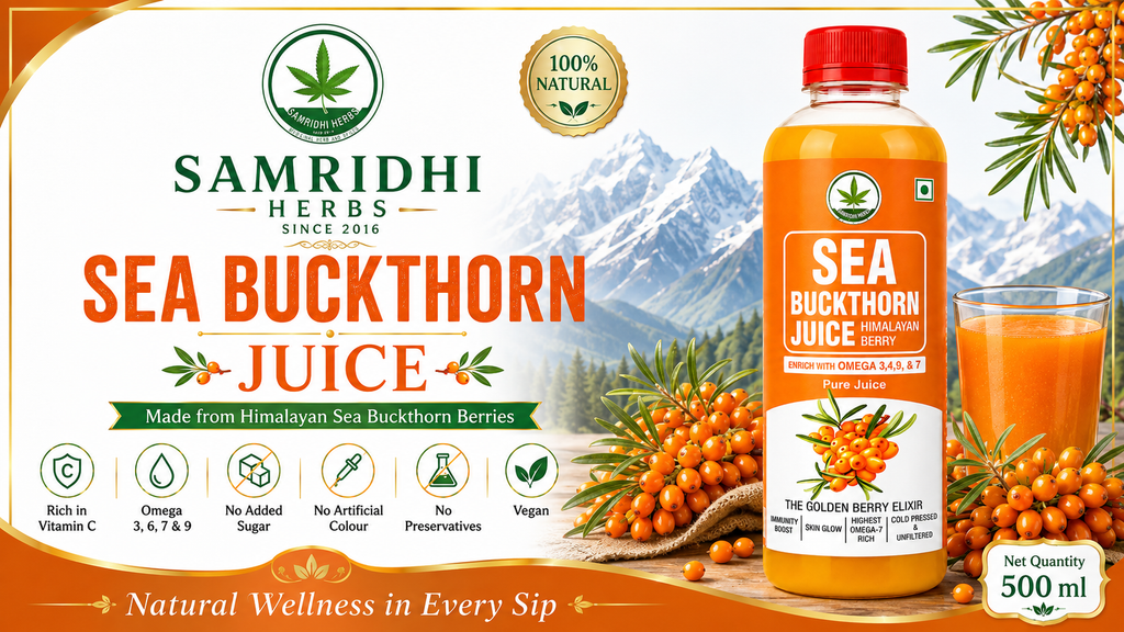 Sea Buckthorn Juice 500ml | Himalayan Vitamin C & Omega 7