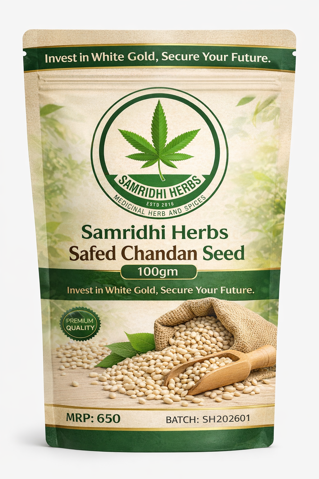 Safed Chandan Seeds - Premium Quality 100g