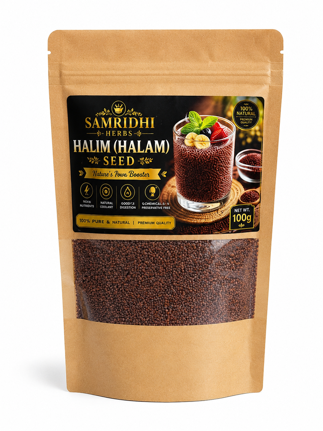 Premium Halim Seeds (Garden Cress) – Iron-Rich Superfood | Nutritious & Versatile