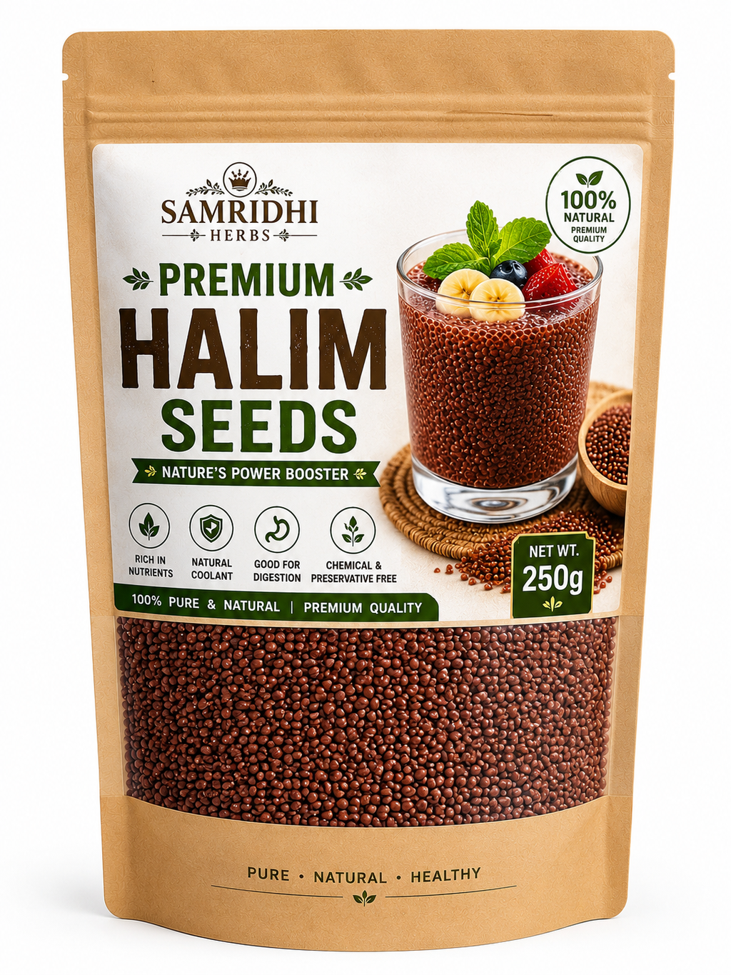 Premium Halim Seeds (Garden Cress) – Iron-Rich Superfood | Nutritious & Versatile