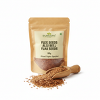 Flex Seeds Alsi Beej Flax Seeds 100g square product image SAMRIDHI HERBS