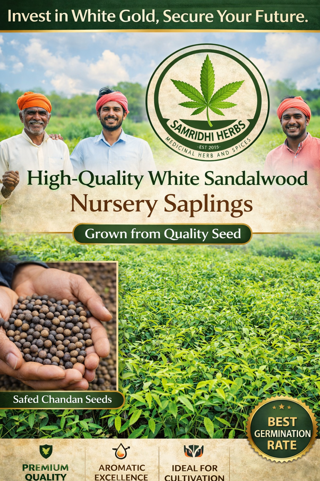 Safed Chandan Seeds - Premium Quality 100g