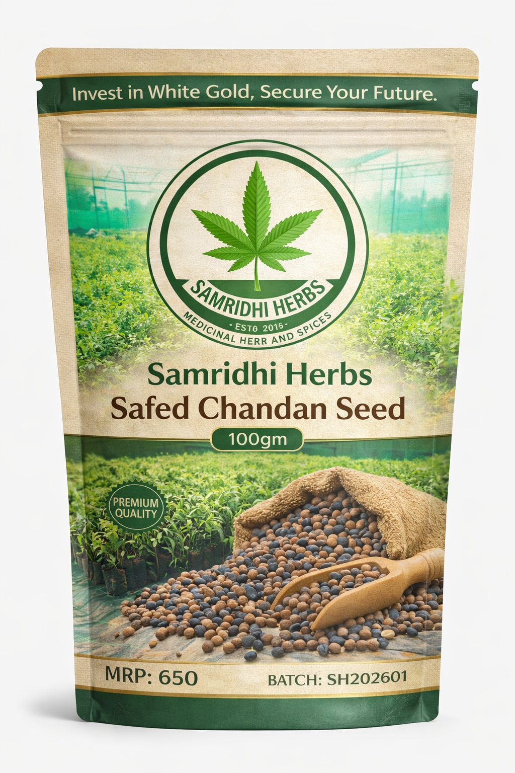 Safed Chandan Seeds - Premium Quality 100g