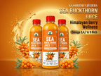 Samridhi Herbs Sea Buckthorn Juice 500ml with Himalayan Sea Buckthorn berries for immunity and wellness.