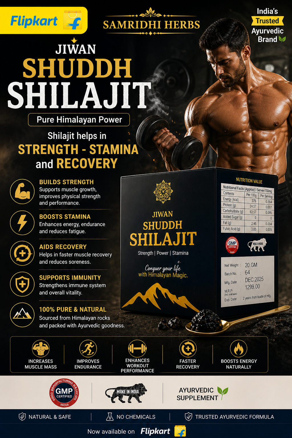 Kashmiri Natural Shilajit Liquid (20gm)
