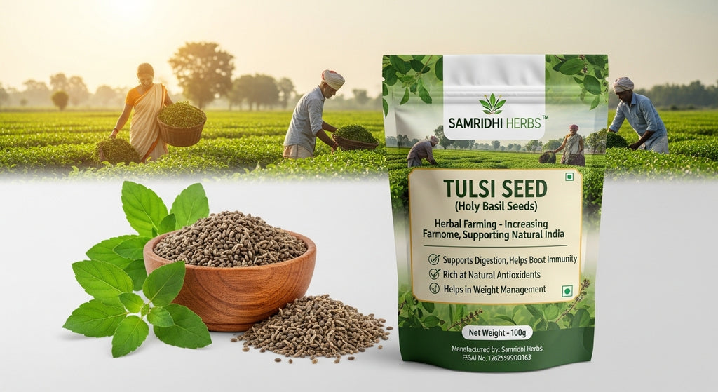 Basil Tulsi Seed | Sabja Seed - 100g | Natural Cooling Superfood