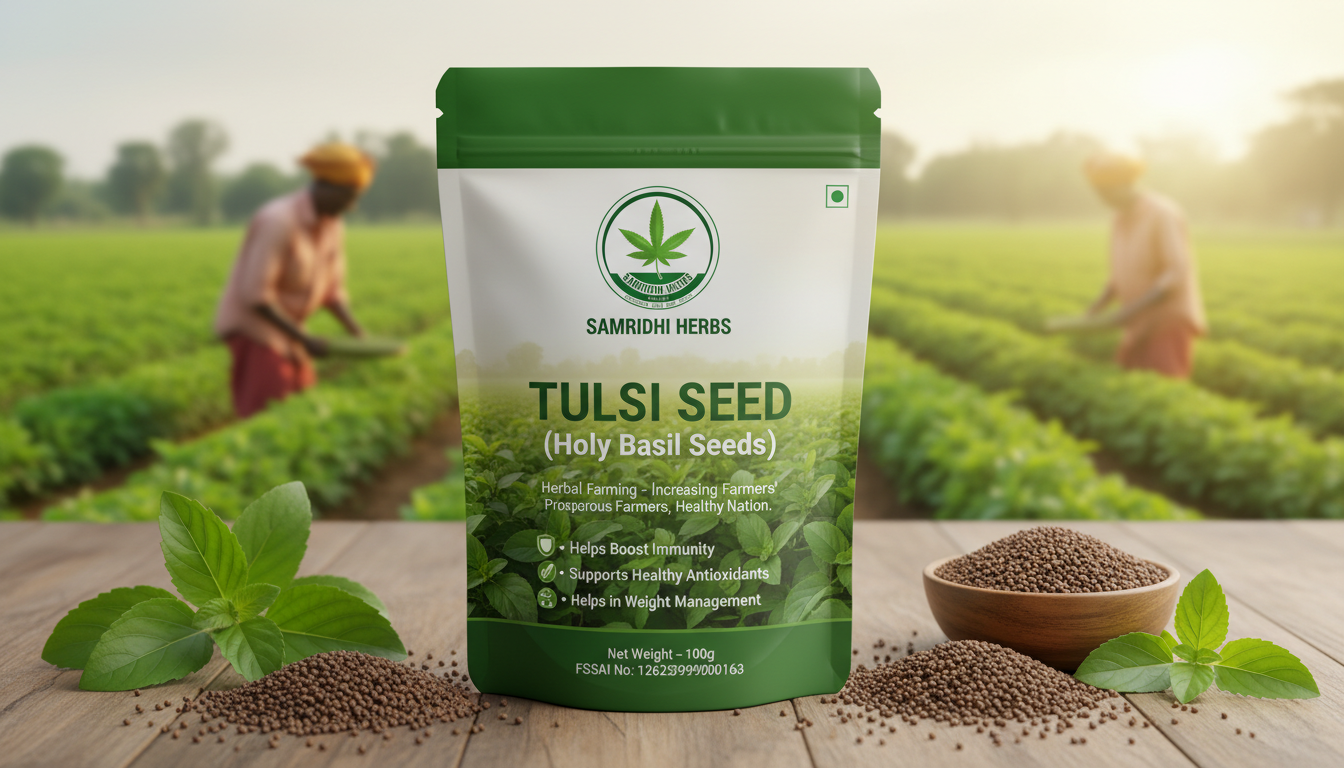 Basil Tulsi Seed | Sabja Seed - 100g | Natural Cooling Superfood